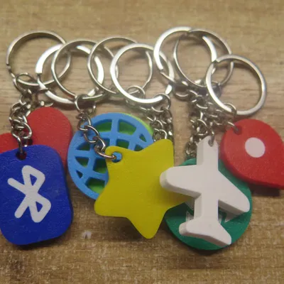 Các biểu tượng phổ biến dạng móc khóa