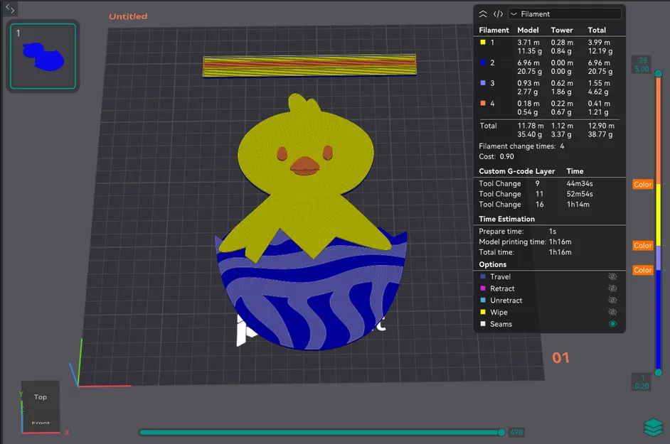 Trang trí Easter - Chim non trong vỏ trứng - Image 2