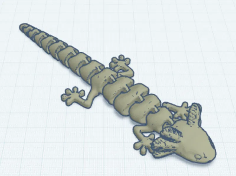 Axolotl nhỏ dễ thương dạng articulated - Image 1