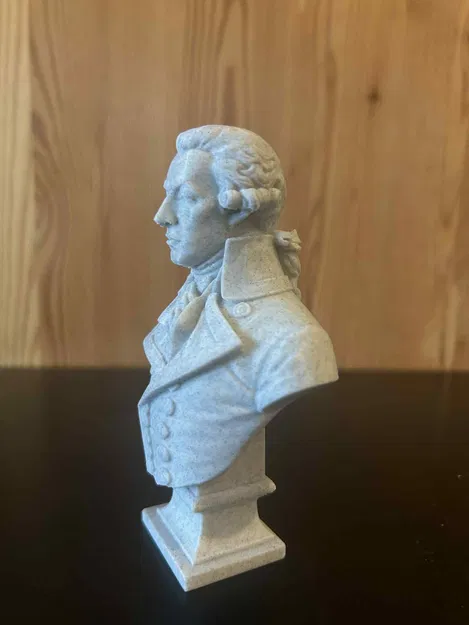 Gilbert du Motier, marquis de La Fayette – Tượng bán thân - Image 3