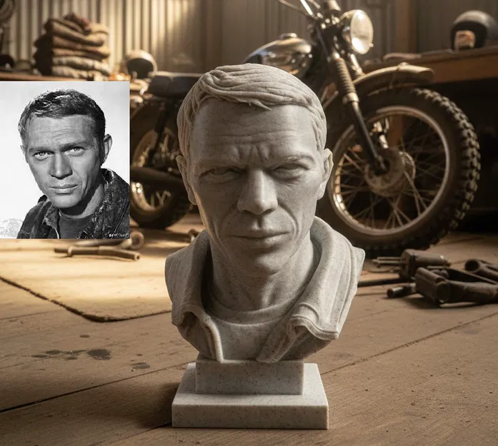 Terrence Steve McQueen - Tượng bán thân - Image 1