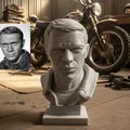 Terrence Steve McQueen - Tượng bán thân - Thumbnail 1