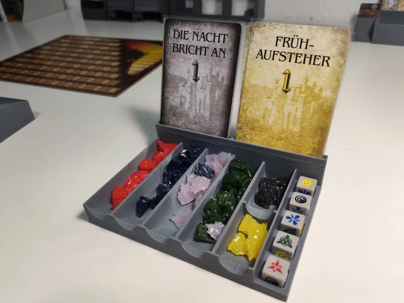 Trạm Quản Lý Mana Mage Knight – Khay Dice, Crystal & Card Holder - Image 1