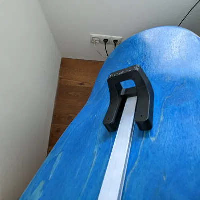 Giá treo tường cho skateboard tương thích aluminum profile WLED