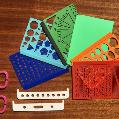 Stencil Book: Sắp xếp bộ sưu tập stencil gọn gàng, dùng nhanh