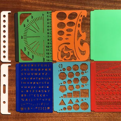 Stencil Book: Sắp xếp bộ sưu tập stencil gọn gàng, dùng nhanh