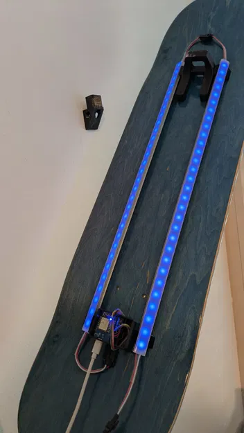 Giá treo tường cho skateboard V2 tương thích WLED Aluminum Profile - Image 3