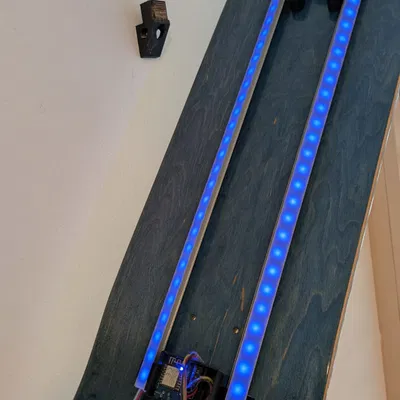 Giá treo tường cho skateboard V2 tương thích WLED Aluminum Profile