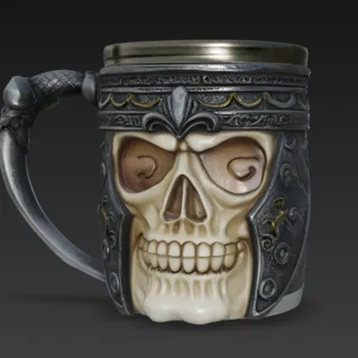 Ly mug hình đầu lâu (Skull Mug)
