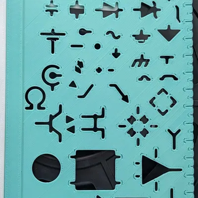 Thêm ký hiệu Ohm (Omega) vào Basic Electronics Stencil