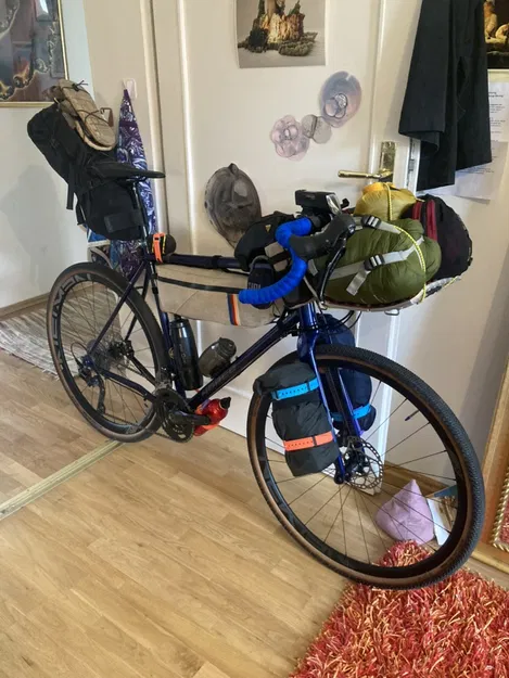 Giá gắn phuộc / Cage / Holder cho bikepacking - Image 5