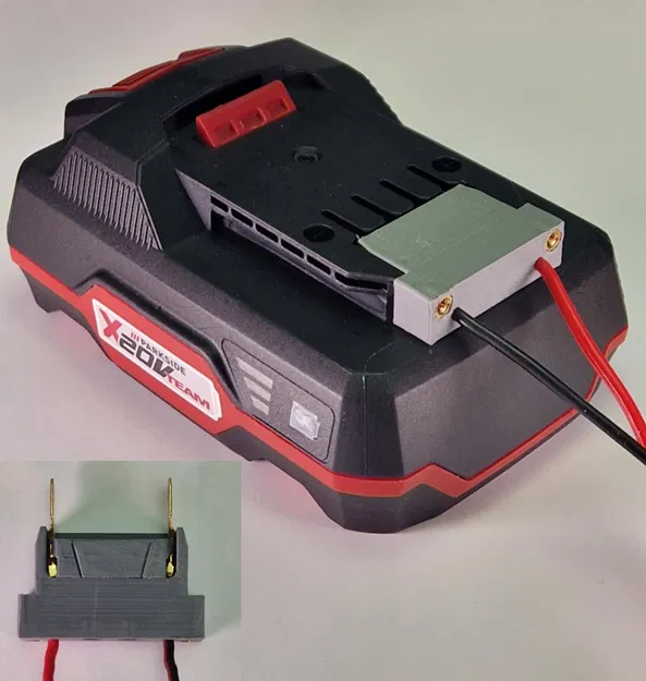 Adapter đầu cắm nguồn vặn vít cho pin Li-Ion Parkside 20V - Image 1