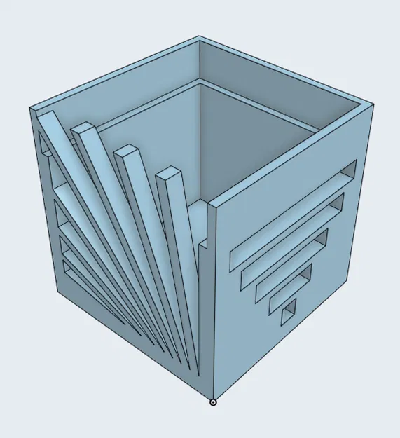 Mini Calibration Cube - Bridging và Overhangs - Kích thước 10mm - Image 1