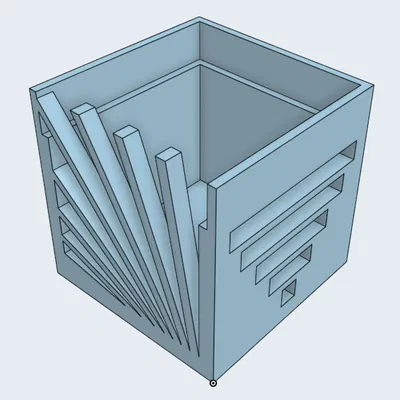 Mini Calibration Cube - Bridging và Overhangs - Kích thước 10mm