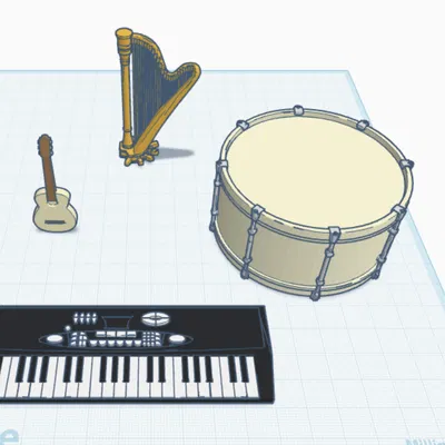 Nhạc cụ cho búp bê (musical instruments for dolls)