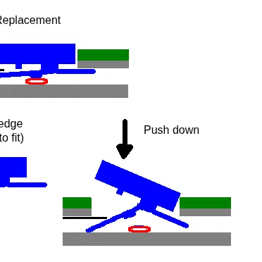Nút âm lượng Fairphone 6 thay thế (Drop-in, không cần tháo máy)