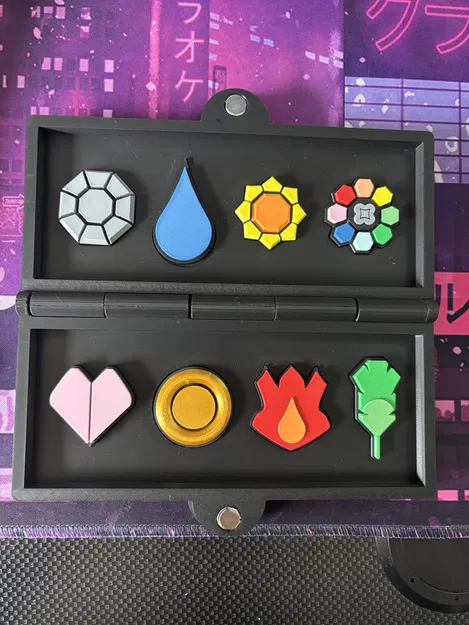 Kanto Gym Badges - Seperated (Tách file in riêng từng huy hiệu) - Image 2