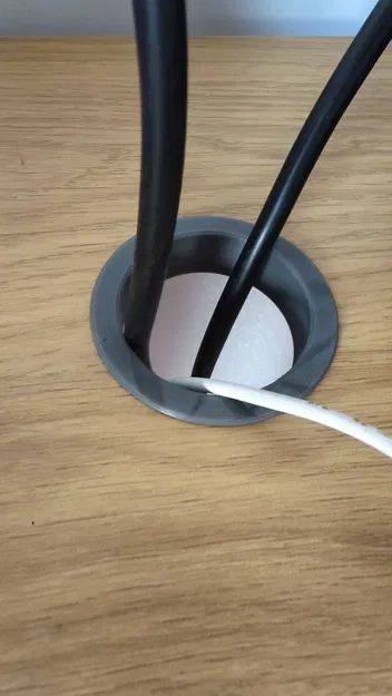 Nắp che lỗ đi dây bàn (Desc wire hole cap) - Image 2