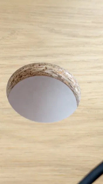 Nắp che lỗ đi dây bàn (Desc wire hole cap) - Image 4