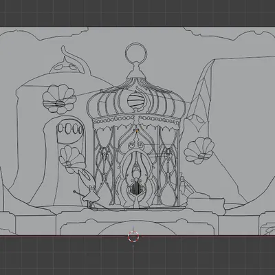 Silksong Cogwork Melody Room – Khung di vật cơ khí