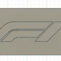 Logo F1 (f1 logo) để trưng bày - Thumbnail 1