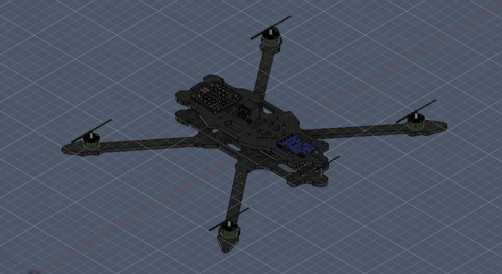 Drone Dummy (Quadcopter) kèm đầy đủ linh kiện - Image 1