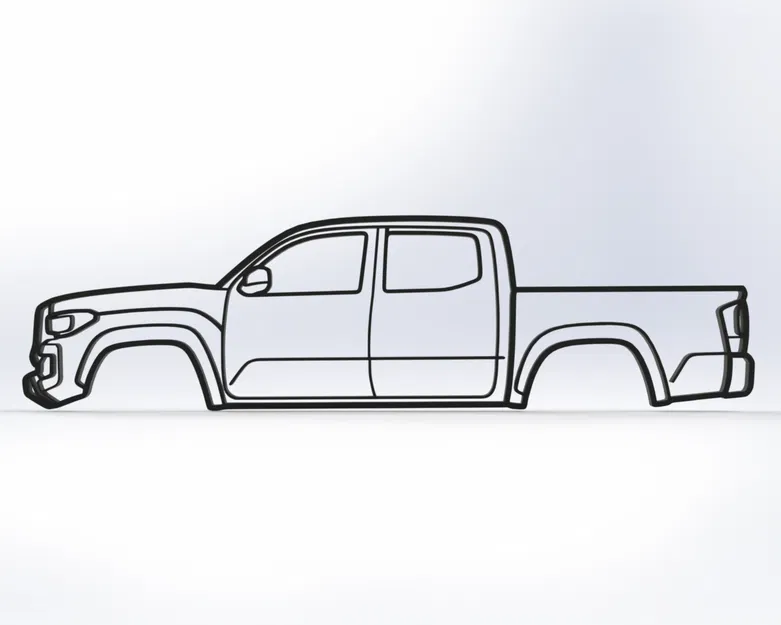 Tranh treo tường Toyota Tacoma 3rd Gen - Image 1