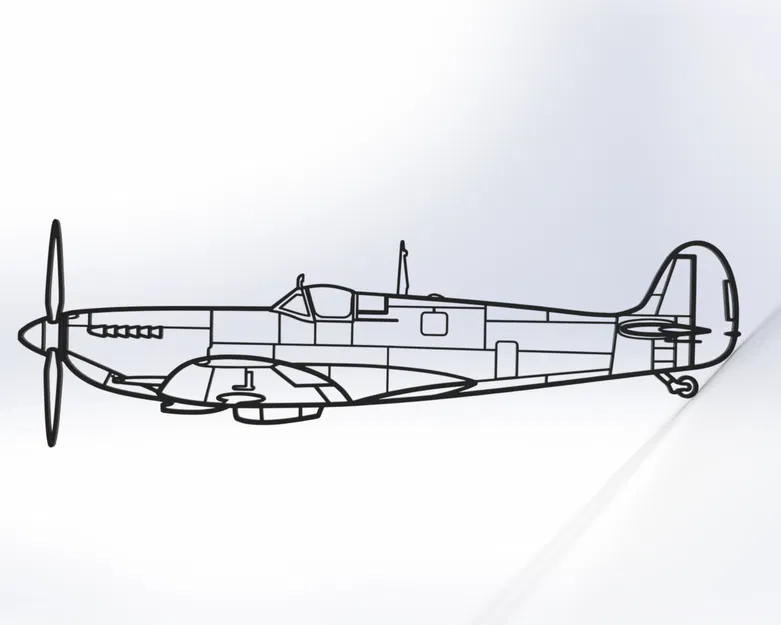 Tranh treo tường Supermarine Spitfire - Image 1