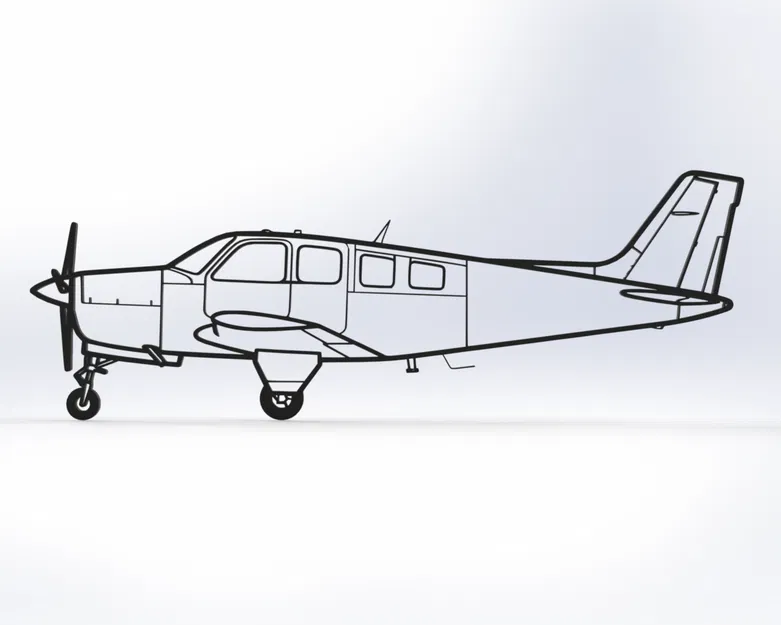 Tranh Treo Tường Beechcraft Bonanza - Image 1
