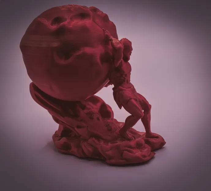 Tượng Sisyphus (Thần thoại Hy Lạp) - Mẫu 3D In 3D - Image 2