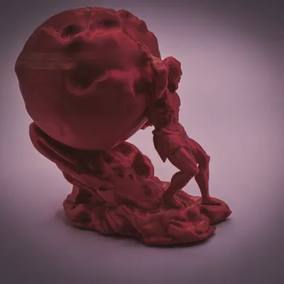 Tượng Sisyphus (Thần thoại Hy Lạp) - Mẫu 3D In 3D