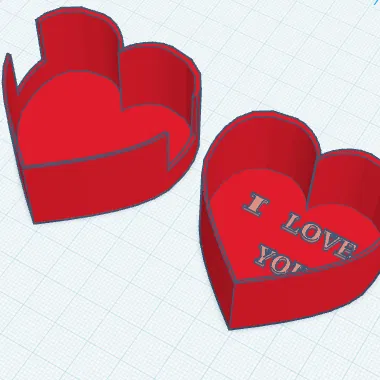 Hộp Praline Mini Valentine (Mini Valentinstags Pralinenschachtel)