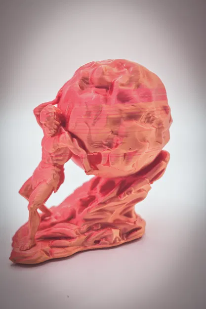 Tượng Sisyphus (Thần thoại Hy Lạp) - Mẫu 3D In 3D - Image 7