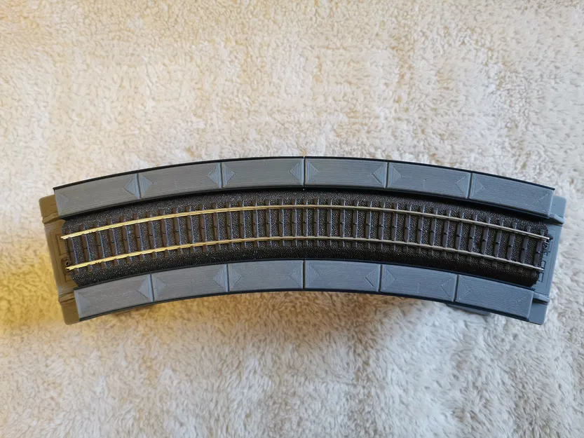 Cầu modular Märklin H0 Rail-C R3 30° (nhiều phần, lắp cắm/steckbar) - Image 11