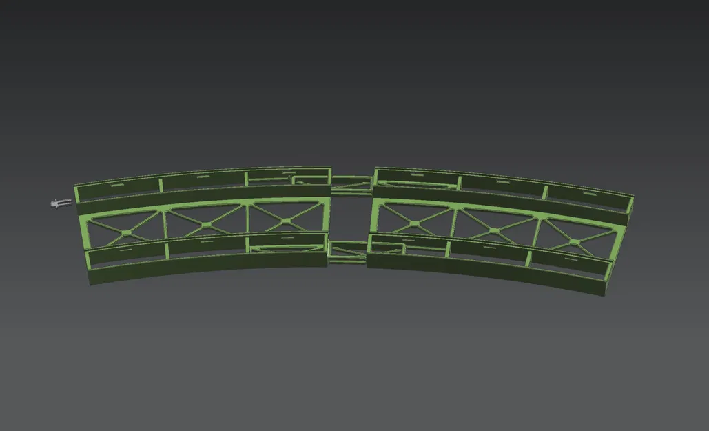 Cầu modular Märklin H0 Rail-C R3 30° (nhiều phần, lắp cắm/steckbar) - Image 15