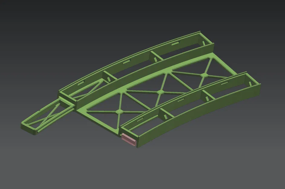 Cầu modular Märklin H0 Rail-C R3 30° (nhiều phần, lắp cắm/steckbar) - Image 19