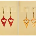 Bông tai Diamond Valentine – Trái tim hình học (Heart Geometric Earrings) - Thumbnail 1