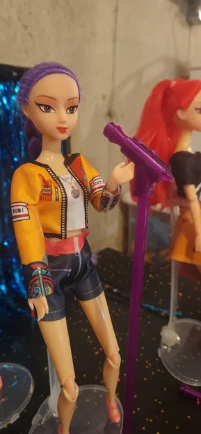 Giá đỡ micro cho Barbie Kpop Demon Hunters - Image 2