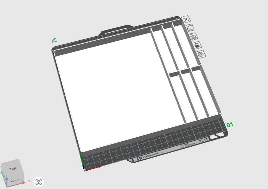 Giá đỡ Gridfinity cho P‑Touch D400/D410 + băng TZe 12mm - Image 2