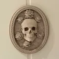 Rose Skull Wall Decor – Trang trí treo tường đầu lâu hoa hồng - Thumbnail 1