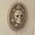 Rose Skull Wall Decor – Trang trí treo tường đầu lâu hoa hồng - Thumbnail 3