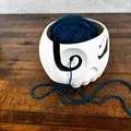Skull Knitting Bowl – Bát đan len hình đầu lâu - Thumbnail 1