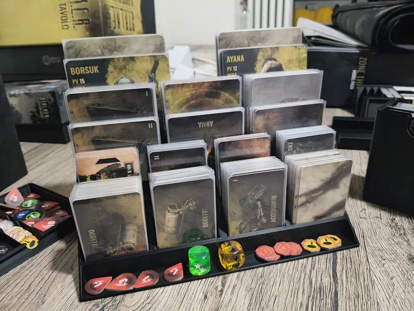 Khay Đựng Bài Nhiều Kích Cỡ + Khay Token (Multi-Size Card Holder + Token Tray) - Image 1