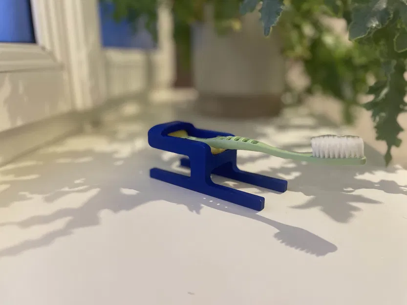 Giá đỡ bàn chải đánh răng dùng một tay - Image 1