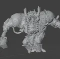 Warhammer 40k Helbrute/Chaos Dreadnought vung búa lên cao - Thumbnail 3