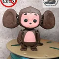 Cheburashka flexi đa màu (cartoon Soviet/Nga) không supports, không AMS - Thumbnail 5