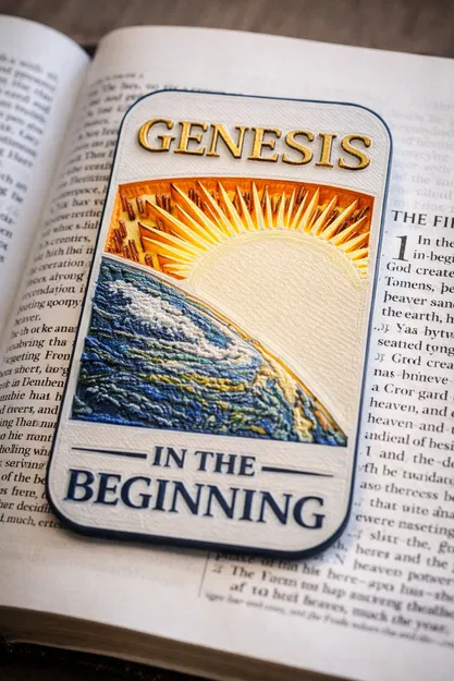 Bookmark Genesis (In 3D Print) - Image 1