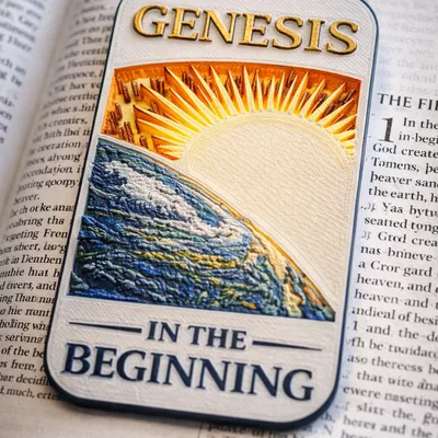 Bookmark Genesis (In 3D Print)