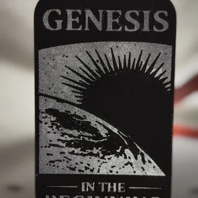 Bookmark Genesis (In 3D Print)