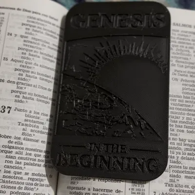 Bookmark Genesis (In 3D Print)
